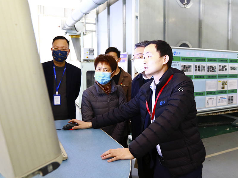 安徽省紡織行業(yè)協(xié)會(huì)到元琛科技調(diào)研走訪